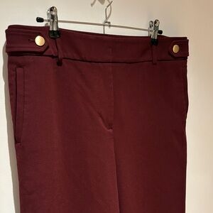 Talbots Rich Burgundy Trousers
